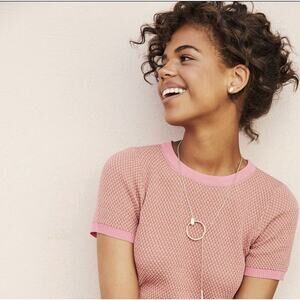 New Kendra Scott Adjustable Tegan Y Necklace Silver With Tags MSRP 110